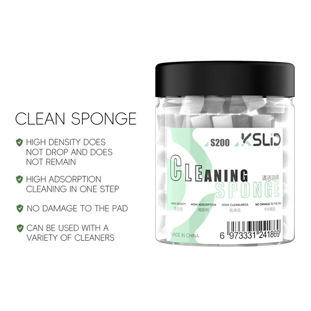 KSLID S200 200Pcs Nano Cleaning Sponge Dust-Free Wipes for Mobile Phone Screen Glue Removal - 2