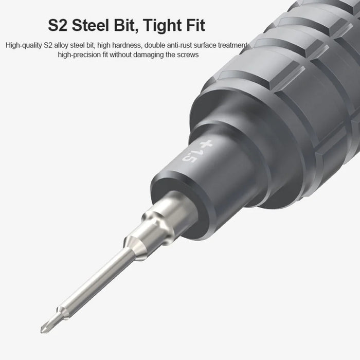 RELIFE RL-730A Screwdriver Set 5-in-1 Strong Magnetic Suction Extra Hard S2 Steel Bits Repair Tools - 4