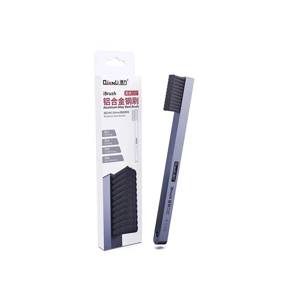 Aluminum Alloy Steel Brush Heat Resistance Brush for Phone Tablet PCB Mainboard Motherboard Cleaning Polishing Repair - 1