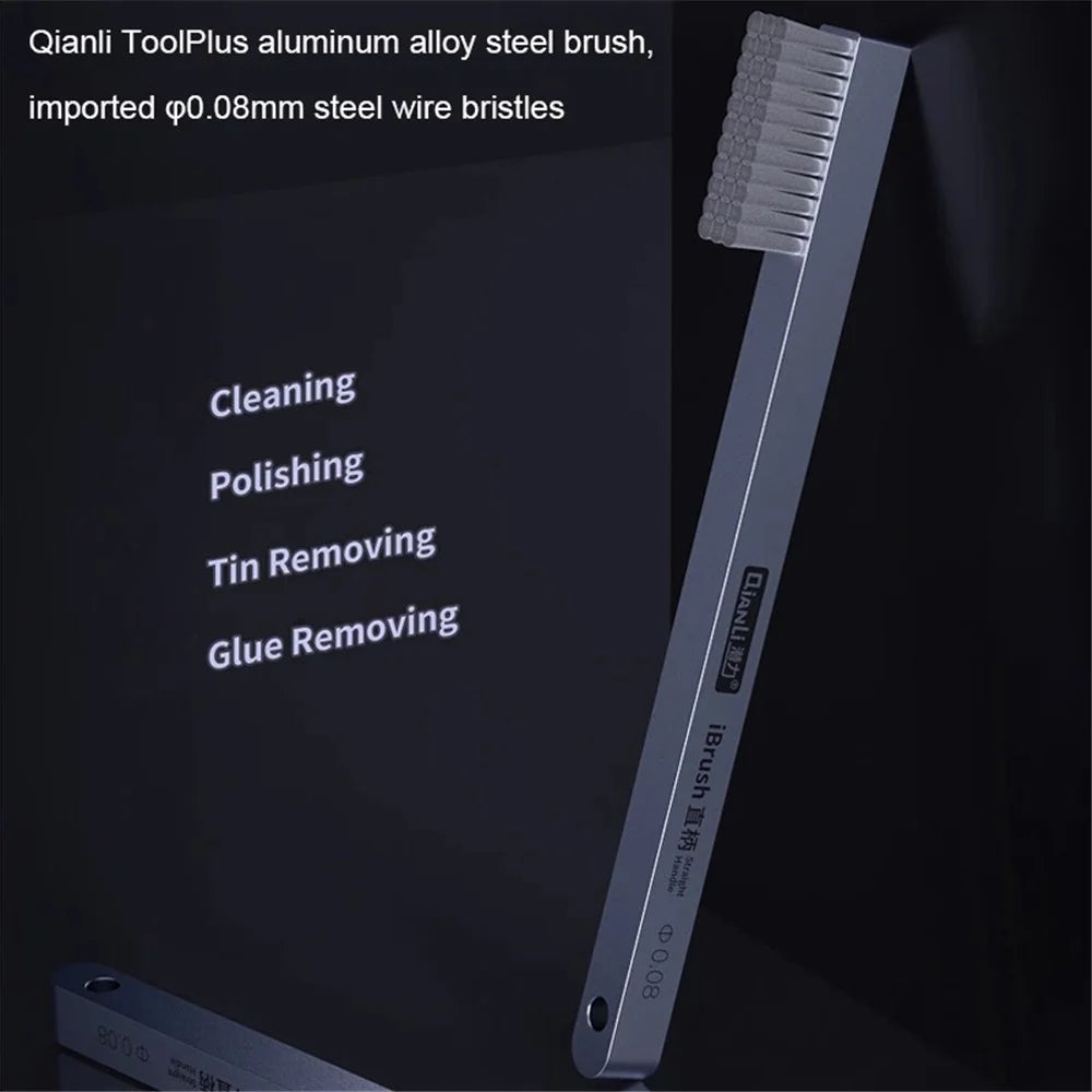 Aluminum Alloy Steel Brush Heat Resistance Brush for Phone Tablet PCB Mainboard Motherboard Cleaning Polishing Repair - 4