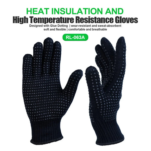 RELIFE RL-063A 1 Pair Heat Insulation Gloves High Temperature Resistant Three-Layer Protection Repair Gloves - 2