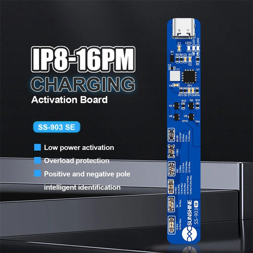 SUNSHINE SS-903 SE For iPhone 8 - 16 Pro Max Battery Charging Activation Board High-Power Overload Protection - 2