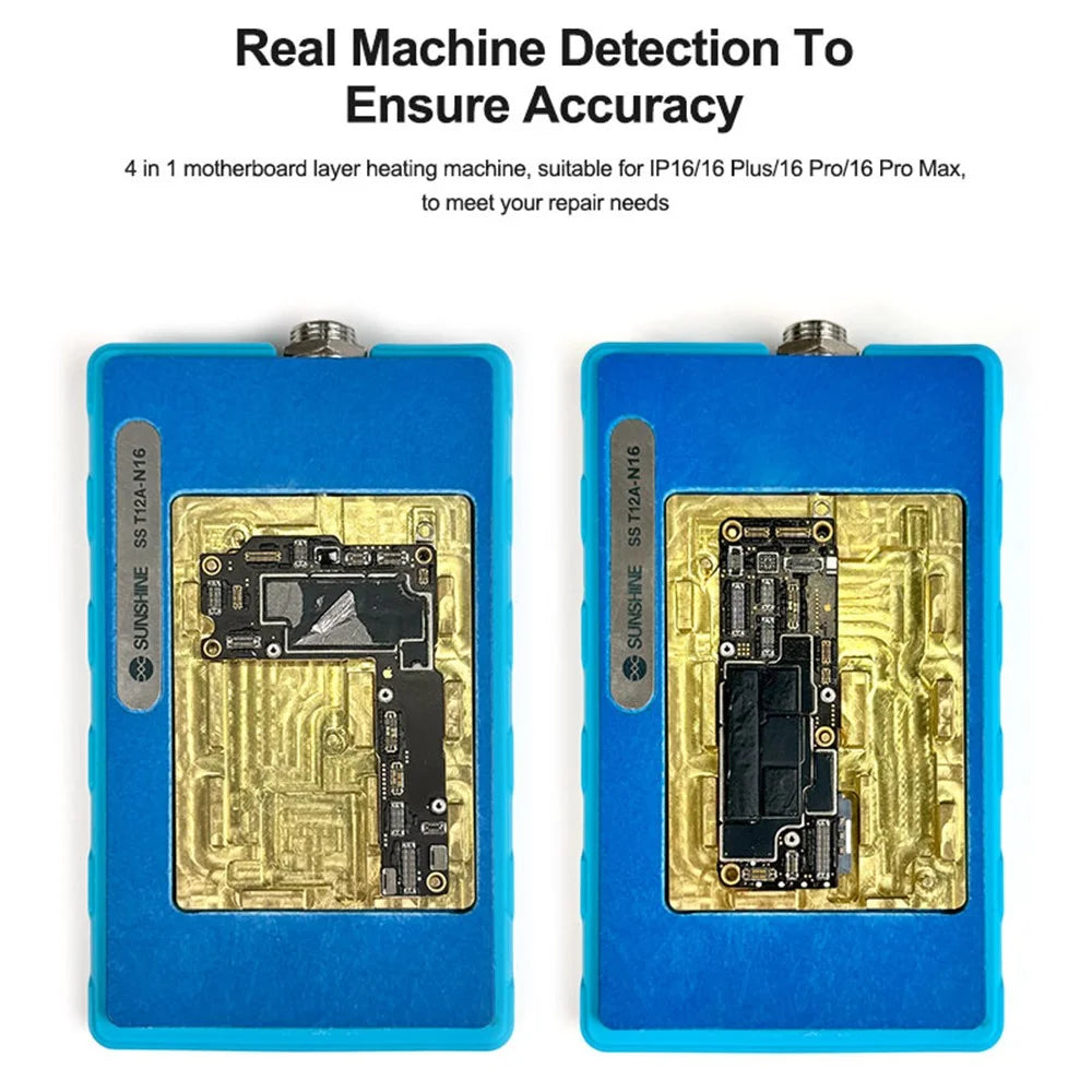 SUNSHINE SS-T12A-N16 Motherboard Layered Heating Machine for iPhone 16 / 16 Plus / 16 Pro / 16 Pro Max Mainboard Welding Table - 4