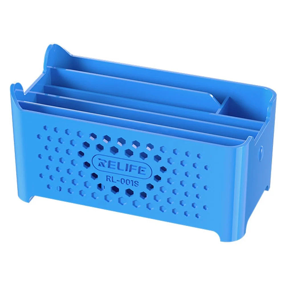 RELIFE RL-001S Tin Planting Net Storage Box Large Capacity Organizer Compact Design - Blue - 1
