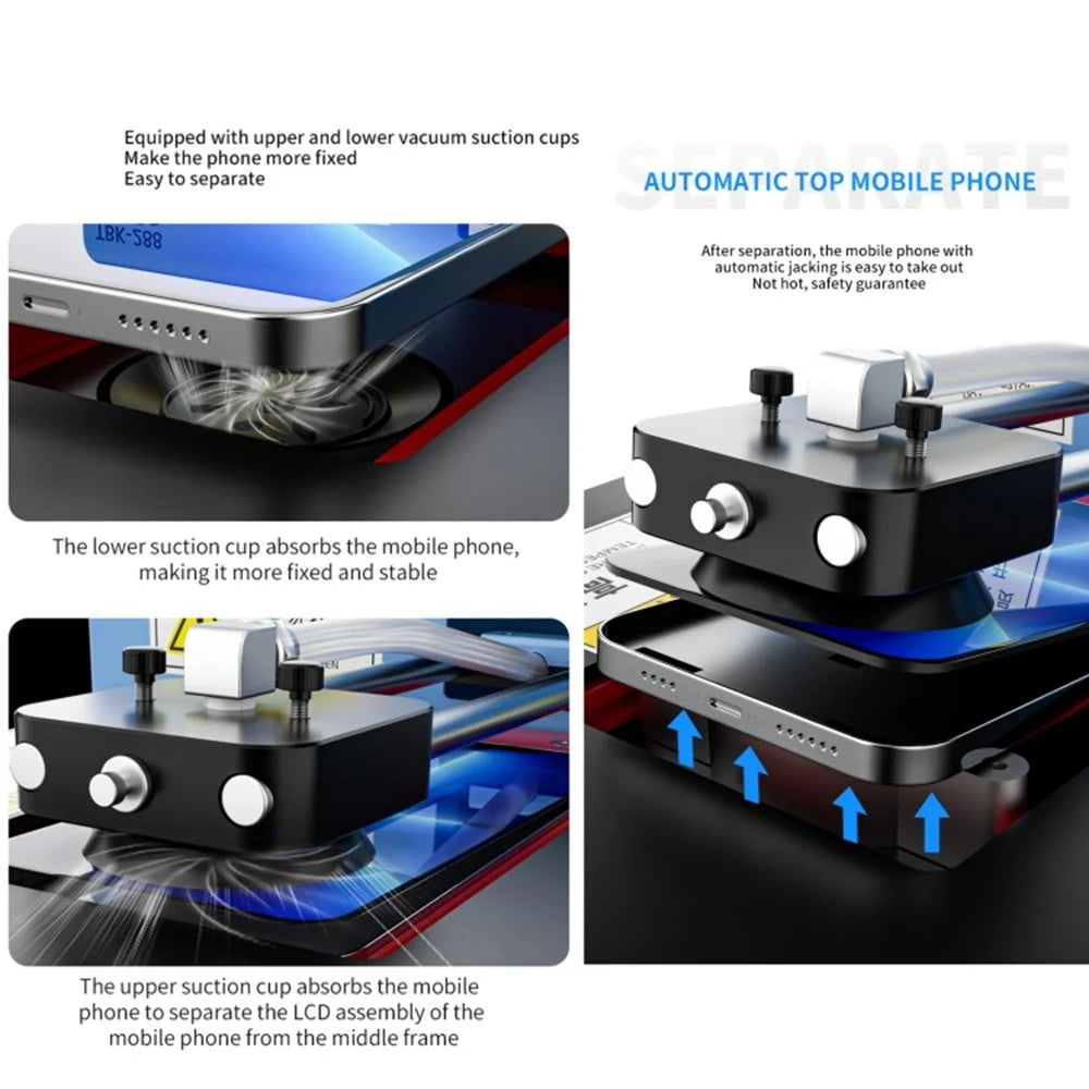 TBK 288 Automatic Intelligent Control Screen Separator Machine for Mobile Phone Repair LCD Disassembly - US Plug - 3