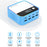 RELIFE Q2 120W GaN Charger 8 Port Desktop Charging Station Intelligent Charging Protection - Blue - 6