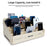 RELIFE RL-001B Pro 24 Grid Phone Management Box  /  Wooden Storage Organizer  /  Multi-Compartment Device Holder - 3