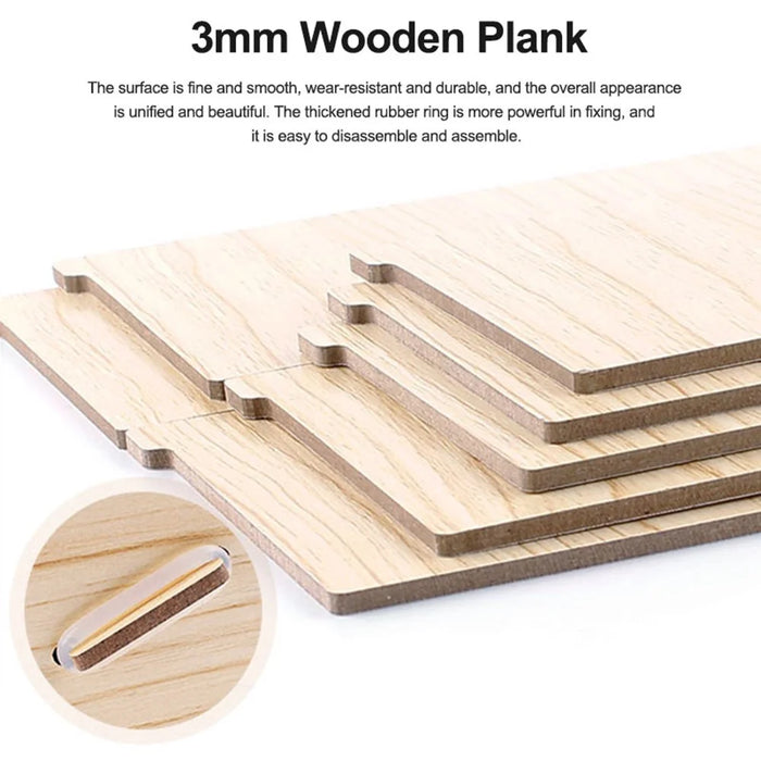 RELIFE RL-001B Pro 24 Grid Phone Management Box  /  Wooden Storage Organizer  /  Multi-Compartment Device Holder - 4