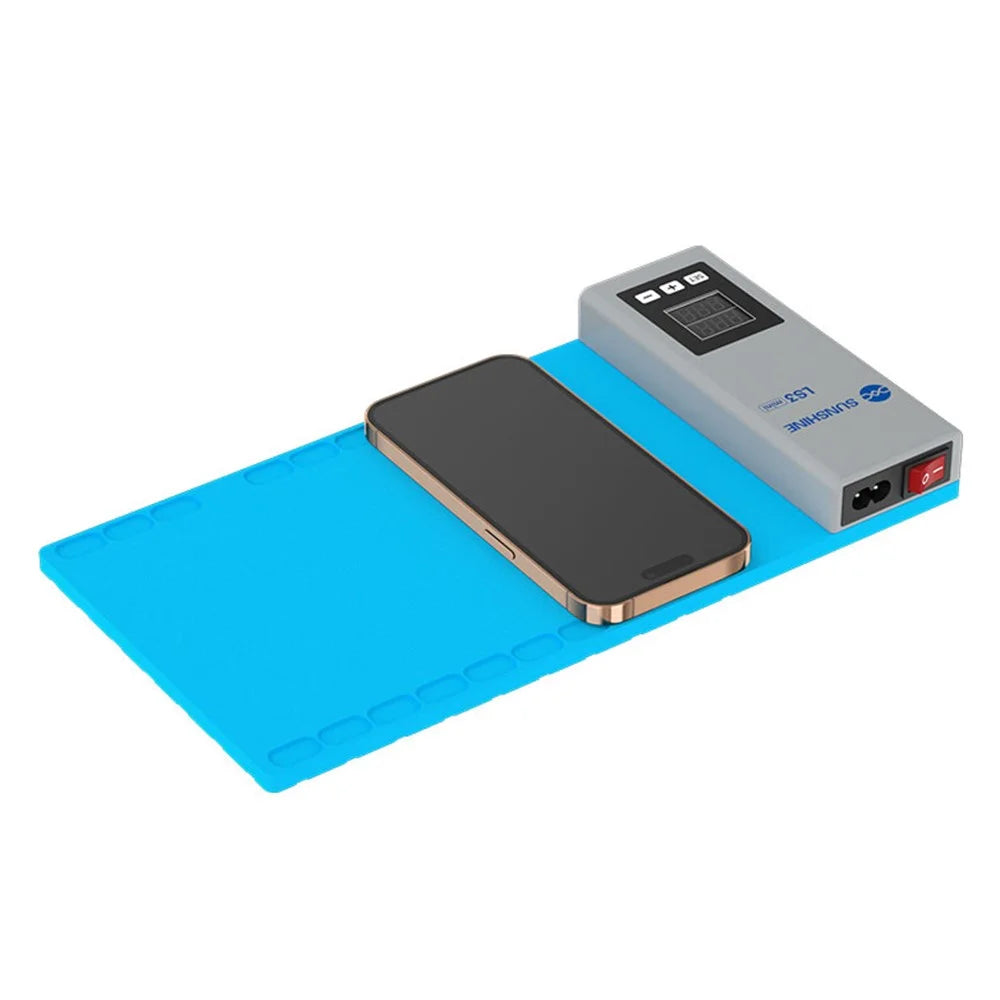 SUNSHINE LS3 Mini LCD Screen Remover Phone Tablet Repair Separation Pad Intelligent Heating Platform - US Plug - 6