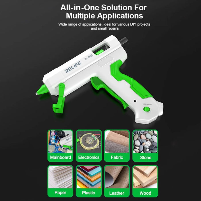 RELIFE RL-062E Hot Glue Gun Hot Melt Glue Dispenser Home Electric Heat Temperature Gun Repair Tool - 4