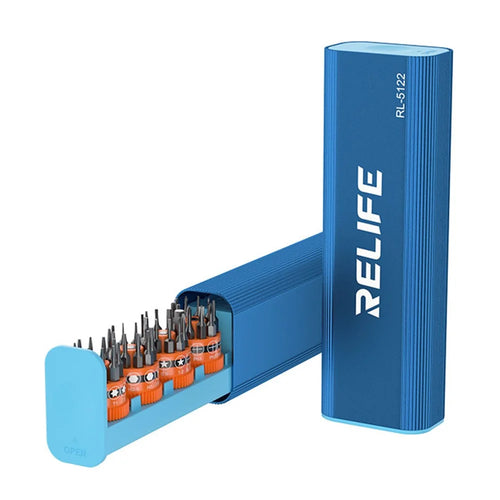 RELIFE RL-5122 43 in 1 Rotary Screwdriver Tool Set Innovative Rotating Shaft with 40 Screwdriver Bits - 1