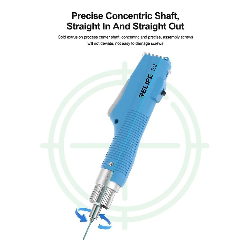 RELIFE E2 Torque Electric Screwdriver Set Adjustable Forward and Reverse Rotation Repair Tools - 5