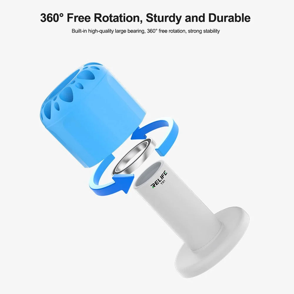 RELIFE T01 Multifunctional Rotating Storage Box Holder 25 Holes Design Screwdriver Storage Organizer - 4