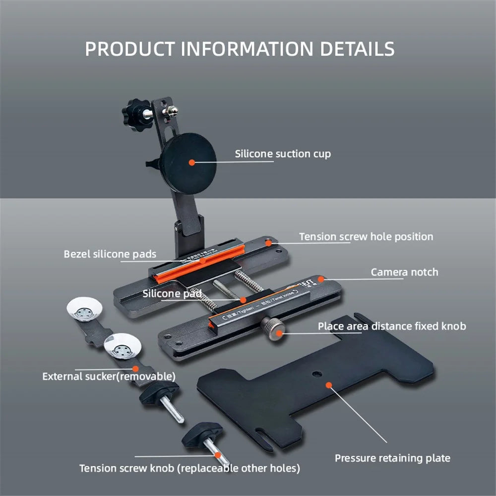 BEST BST-171 Screen Removal Clamp Tool Cell Phone Back Cover Glass Remover - 2