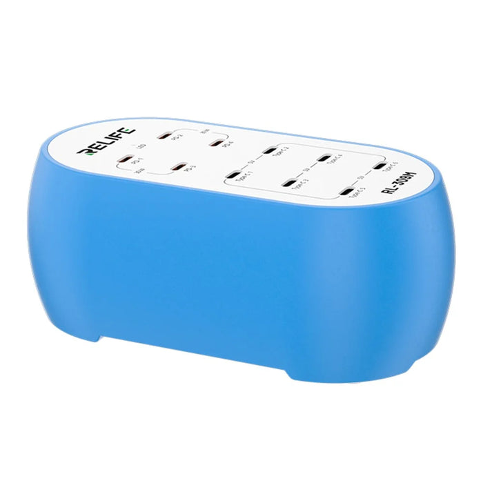 RELIFE RL-309M 10-Port Type-C Charging Station Smart Charger 72W High Power for Multi-Device - EU Plug - 1