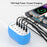 RELIFE RL-309M 10-Port Type-C Charging Station Smart Charger 72W High Power for Multi-Device - EU Plug - 3