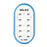RELIFE RL-309M 10-Port Type-C Charging Station Smart Charger 72W High Power for Multi-Device - EU Plug - 6