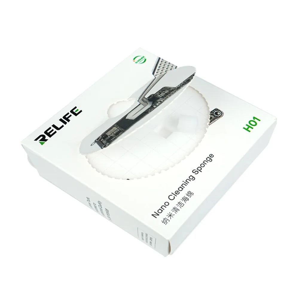 RELIFE HO1 500Pcs / Box Nano Cleaning Sponge High Density Strong Adsorption Pre Cut Particles Sponge - 7