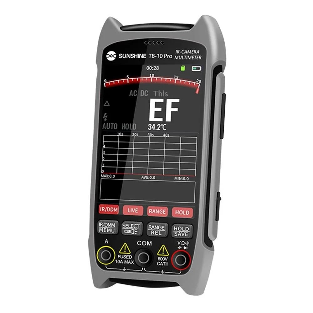 SUNSHINE TB-10 Pro Handheld Thermal Imager Multimeter Infrared Imaging for Phone Repair / PCB Testing - 3