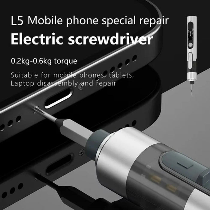 MAANT L5 Precision Electric Screwdriver Set Multi-Function Smartphones Repair Tool Kit - 2