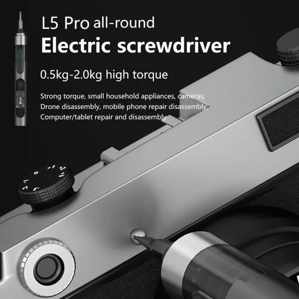 MAANT L5 Pro Electric Screwdriver Set Precision Multi-Function Smartphone Repair Tool Kit with 24 Bits - 2