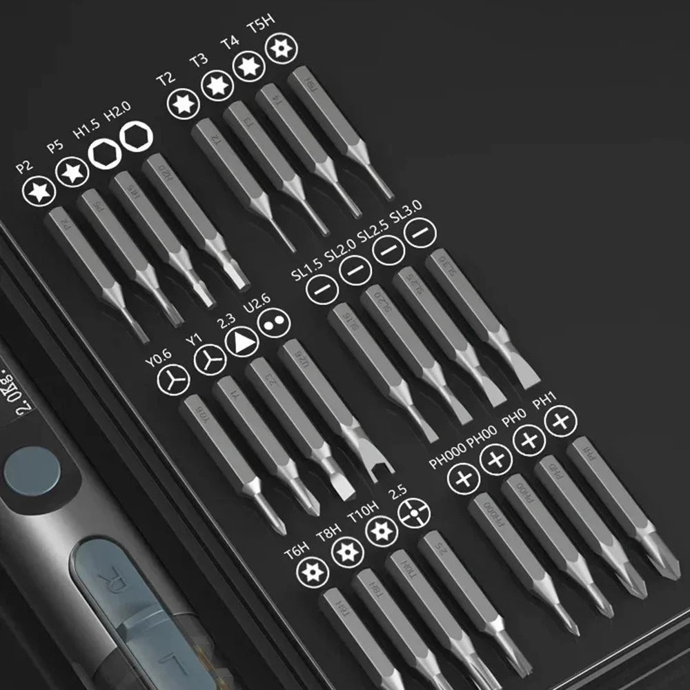 MAANT L5 Pro Electric Screwdriver Set Precision Multi-Function Smartphone Repair Tool Kit with 24 Bits - 6