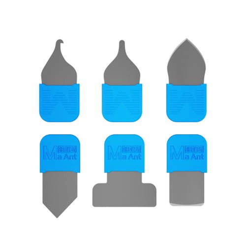 MAANT MY-118 6 in 1 Metal Steel Opening Pry Tool Ultra Thin Phone Battery Glue Removal Blade Set - 1