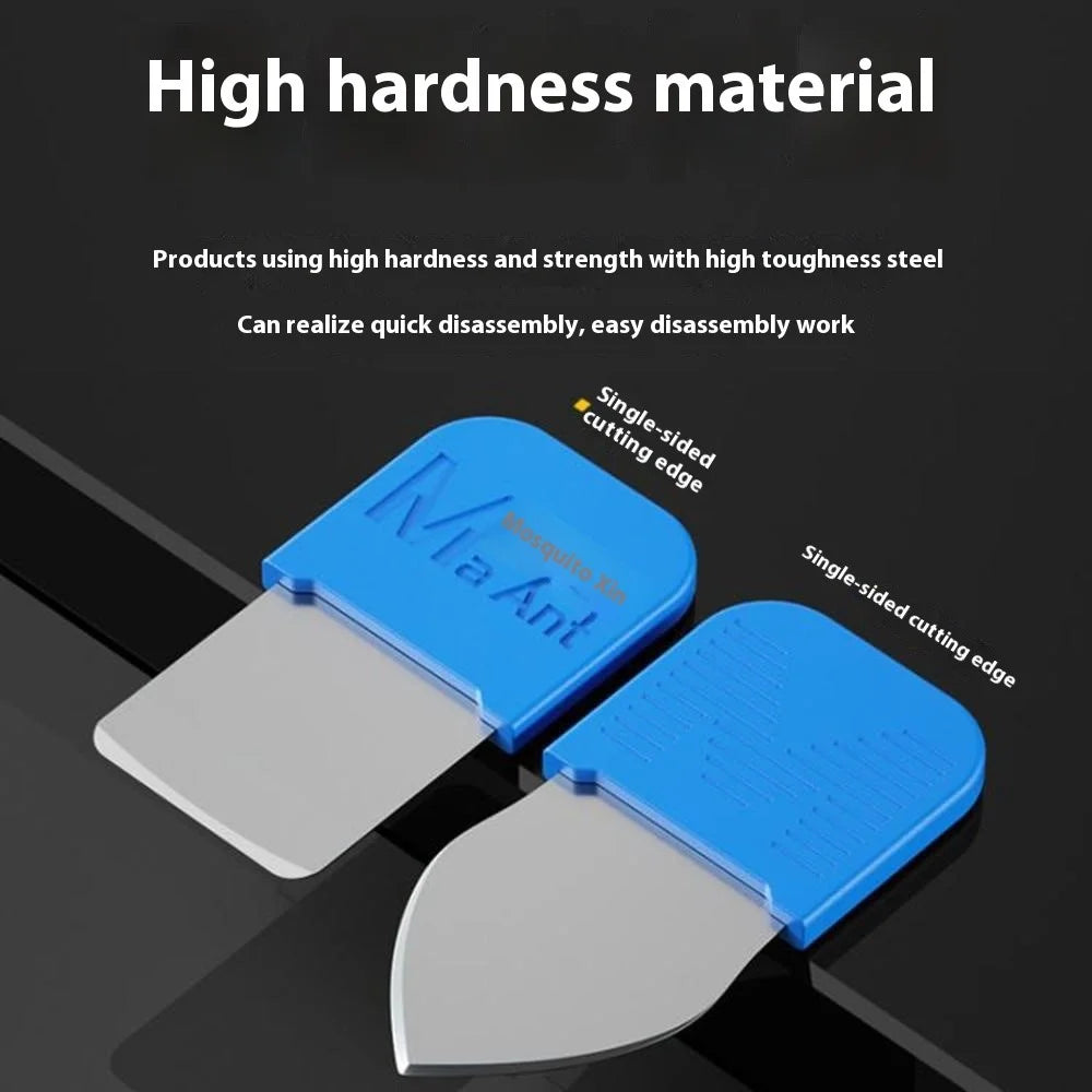 MAANT MY-118 6 in 1 Metal Steel Opening Pry Tool Ultra Thin Phone Battery Glue Removal Blade Set - 4