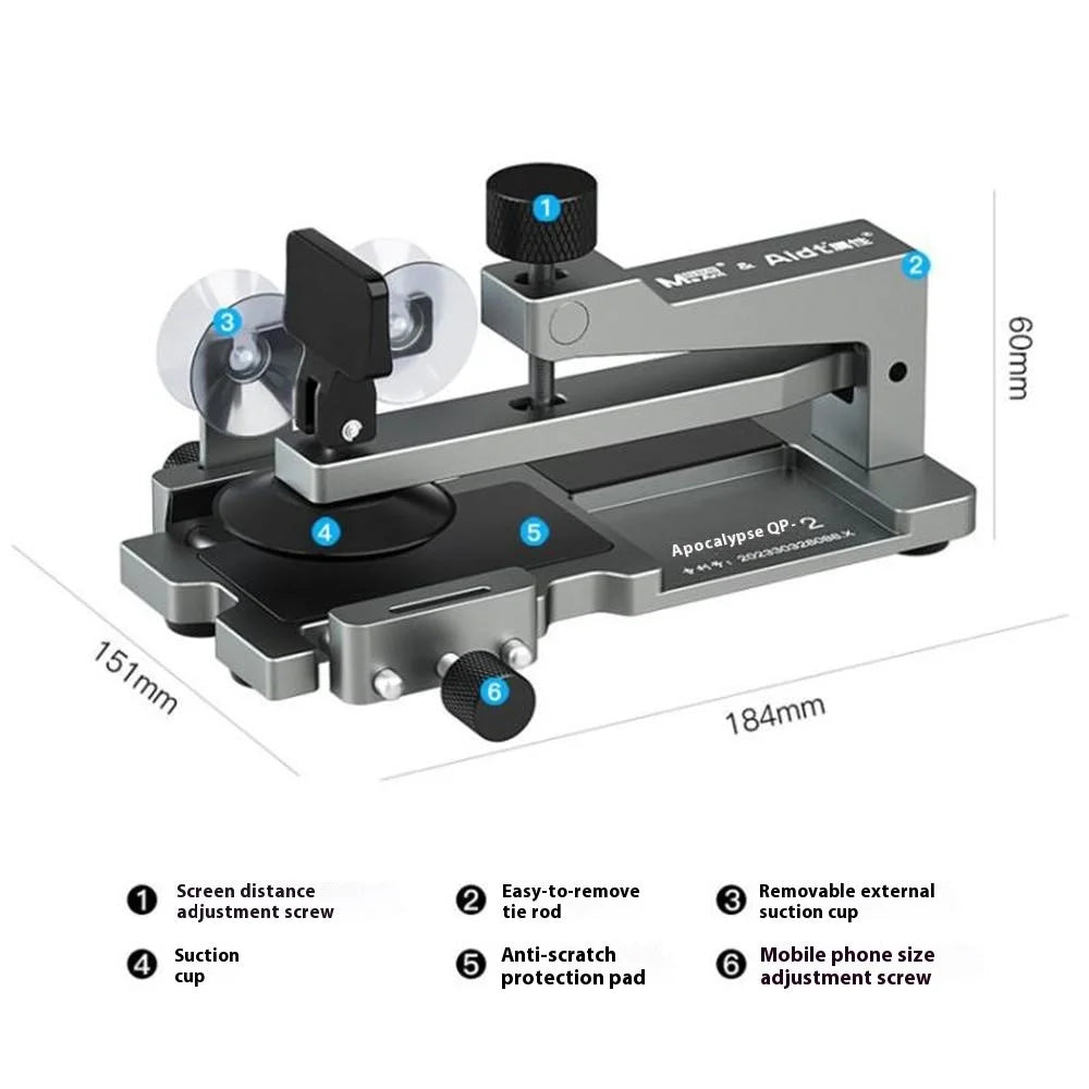 MAANT QP-2 Phone Screen Separator with Suction Cup for Battery Repair Glass Back Cover Removal - 5