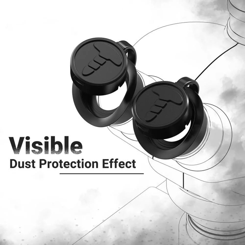 2UUL MS81 2Pcs Dustproof Cap Microscope Eyepieces Dust Cover Protective Lens Cap - 2