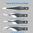 MAANT MY-102 4 In 1 Mobile Phone Motherboard Repair Tool Adhesive Scraper Remover for IC CPU Maintenance - 5