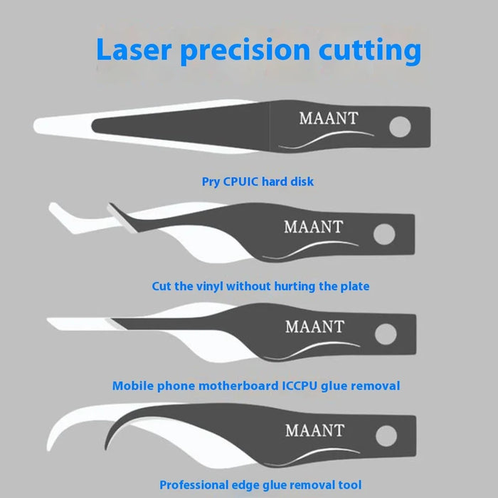 MAANT MY-102 4 In 1 Mobile Phone Motherboard Repair Tool Adhesive Scraper Remover for IC CPU Maintenance - 5