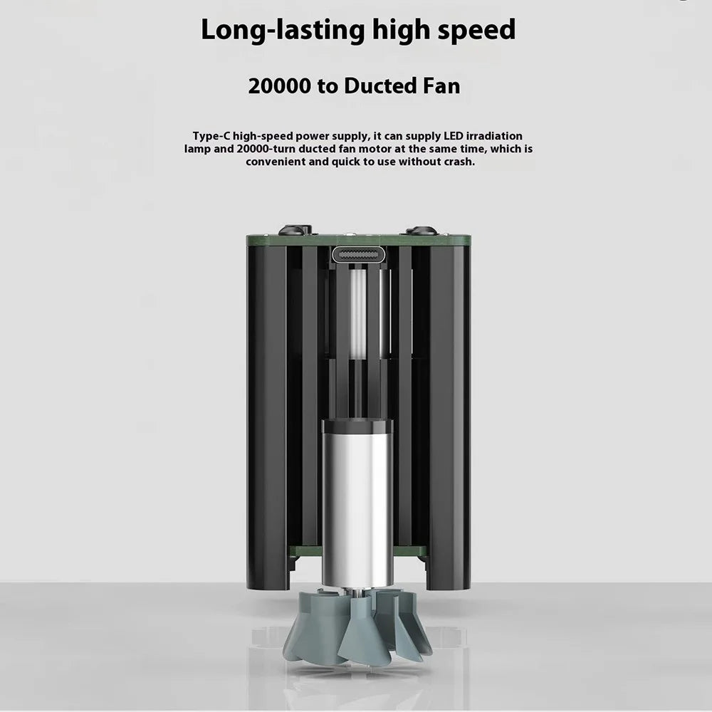 MAANT MY-01 Power Cooling Fan UV Curing Lamp for Mobile Phone Motherboard Chip Repair Fast Heat Dissipation - 5