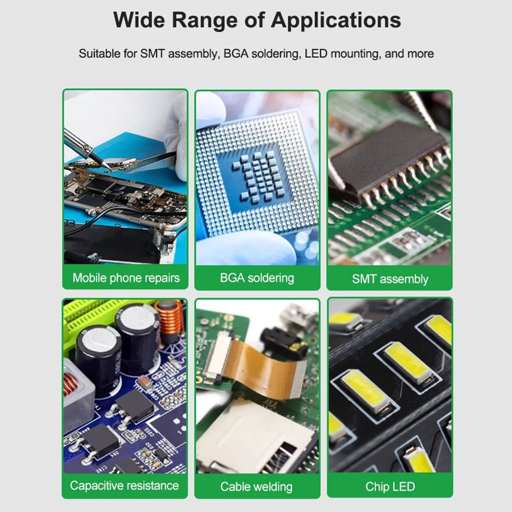 RELIFE HW32 Lead-Free Solder Paste No-Clean Soldering Paste for Electronics Repair PCB Assembly - 7