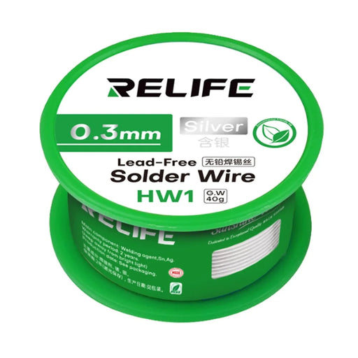 RELIFE HW1 40g Lead-Free Solder Wire 0.3mm Circuit Boards Tools for Mobile Phone Appliance - 1