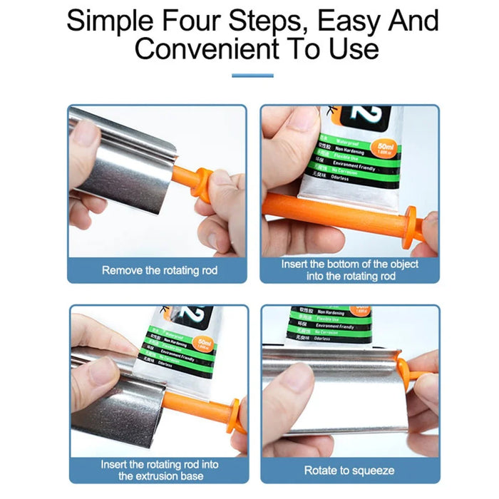 RELIFE Paste Squeezer Tube Roller Multi-Purpose Stainless Steel Wringer Presser - 7