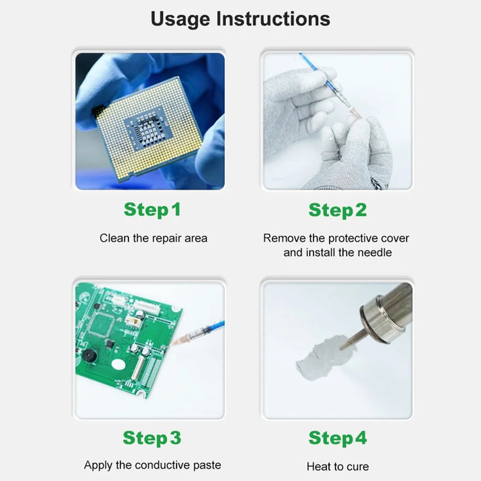 RELIFE HW31 1.0ml Conductive Silver Paste for Ribbon Cable Phone Circuit Repair - 5