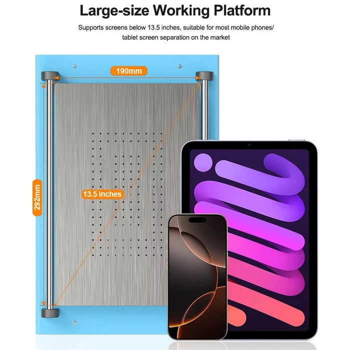 SUNSHINE S-918R LCD Vacuum Screen Separator Phone LCD Glass Removing Changing Repair Machine - EU Plug - 5