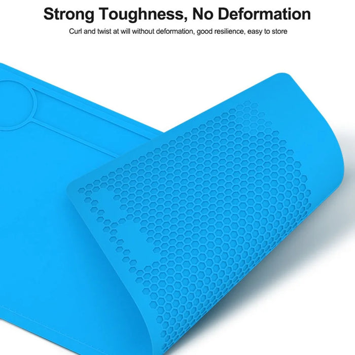 RELIFE RL-004DQ 35 inch Silicone Repair Pad High Temperature Resistant for BGA PCB Mobile Phone Soldering Repair Work Mat - 7
