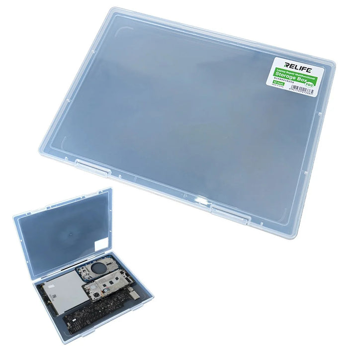 RELIFE TO3 Laptop Repair Storage Box 13 inch Tablet Phone Repair Motherboard Screws Chip Protection Organizer - 1