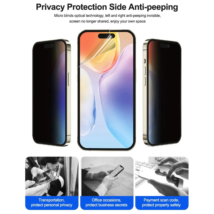 SUNSHINE 25PCS UV-2 Screen Protector No Angle Privacy PET Film for Phones Watches AirPods Cameras - 4