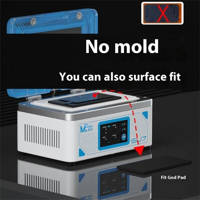 MAANT SU7 Mobile Phone Repair Tool Curved Screen Pressure Bonding Bubble Removal Machine - EU Plug - 4