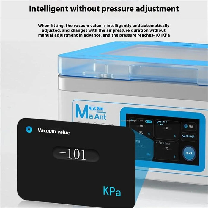 MAANT SU7 Mobile Phone Repair Tool Curved Screen Pressure Bonding Bubble Removal Machine - EU Plug - 7