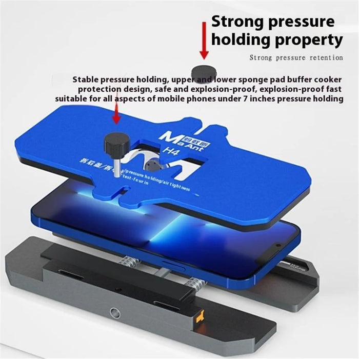 MAANT H4 Phone Repair Clamp Kit Screen Side Holder Fixture Tool with Air-Tight Seal for Mobile Device Maintenance - 3