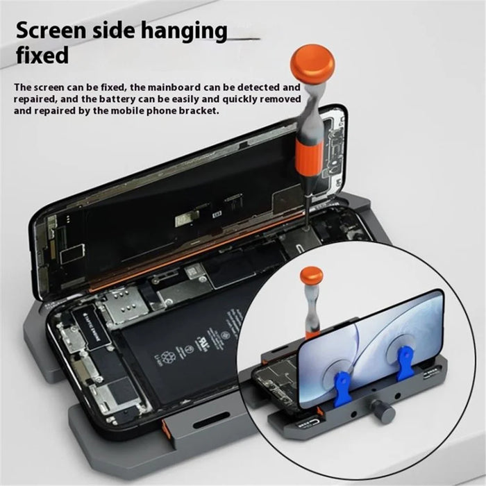 MAANT H4 Phone Repair Clamp Kit Screen Side Holder Fixture Tool with Air-Tight Seal for Mobile Device Maintenance - 5