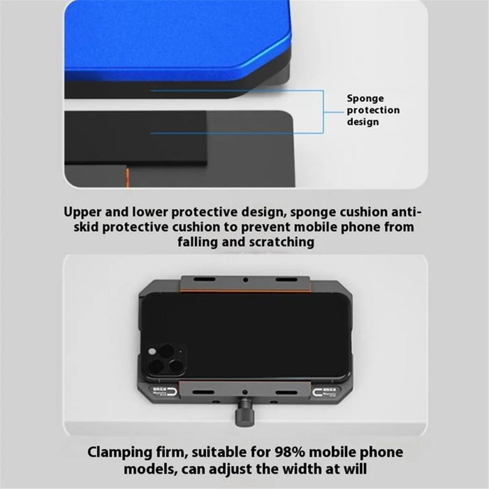 MAANT H4 Phone Repair Clamp Holder Screen Side Mount Fixture Tool for Smartphone Maintenance / Battery Removal / Disassembly - 5