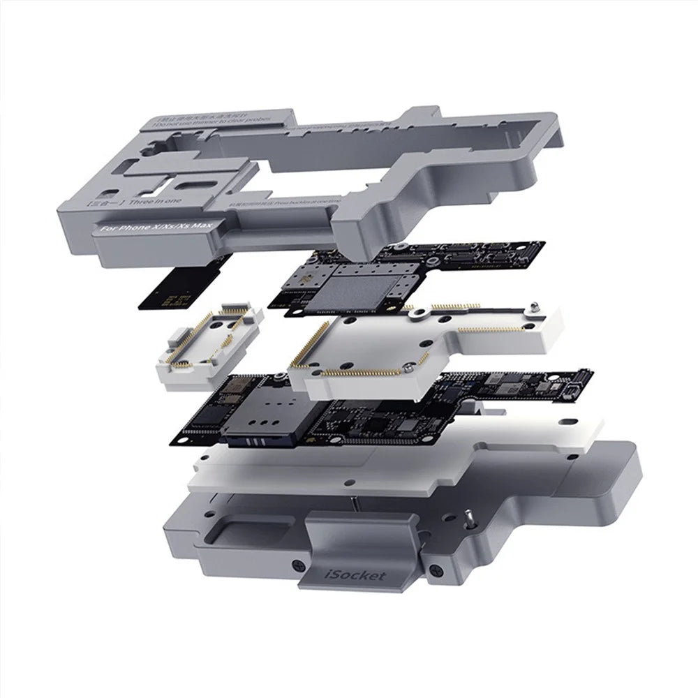 QIANLI iSocket 3-in-1 Motherboard Test Fixture Phone Repair for Phone X XS XS Max - 4