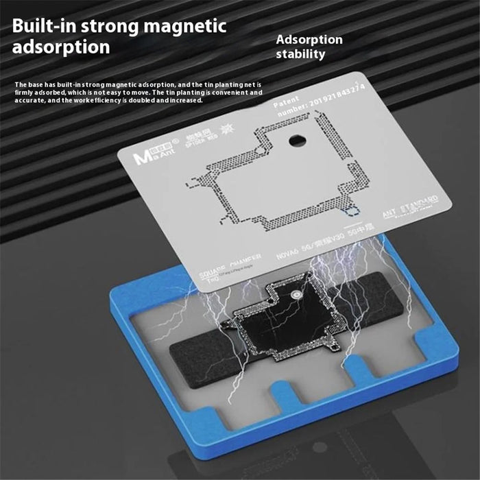 MAANT C2 Universal Magnetic Base CPU Motherboard Repair Mid-Layer Tin Soldering Platform for Phone Maintenance - 5