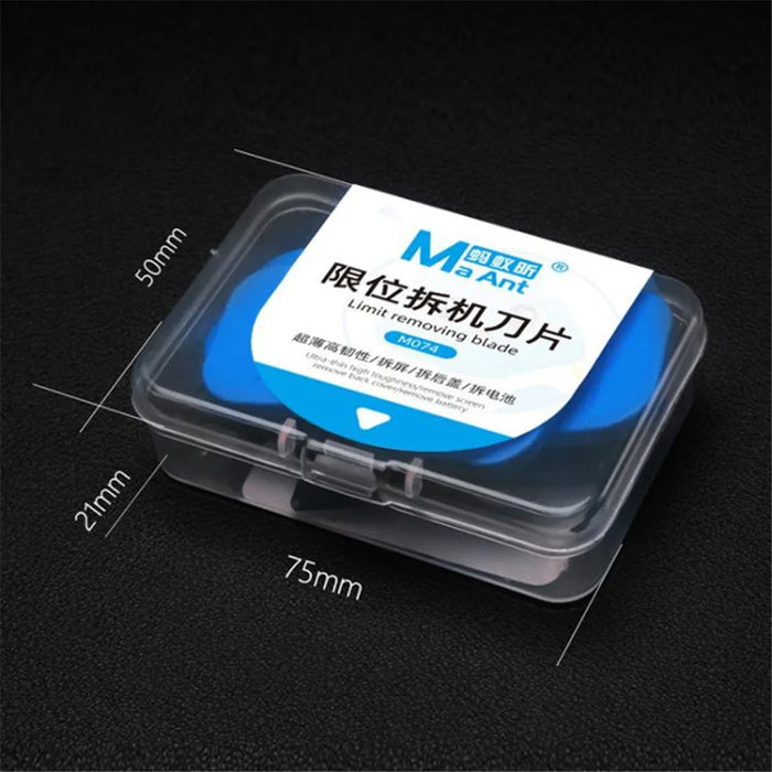 MAANT M074 5Pcs / Set Mobile Phone Repair Tool Kit Curved Screen Disassembly Blades for Smartphone Maintenance - 7