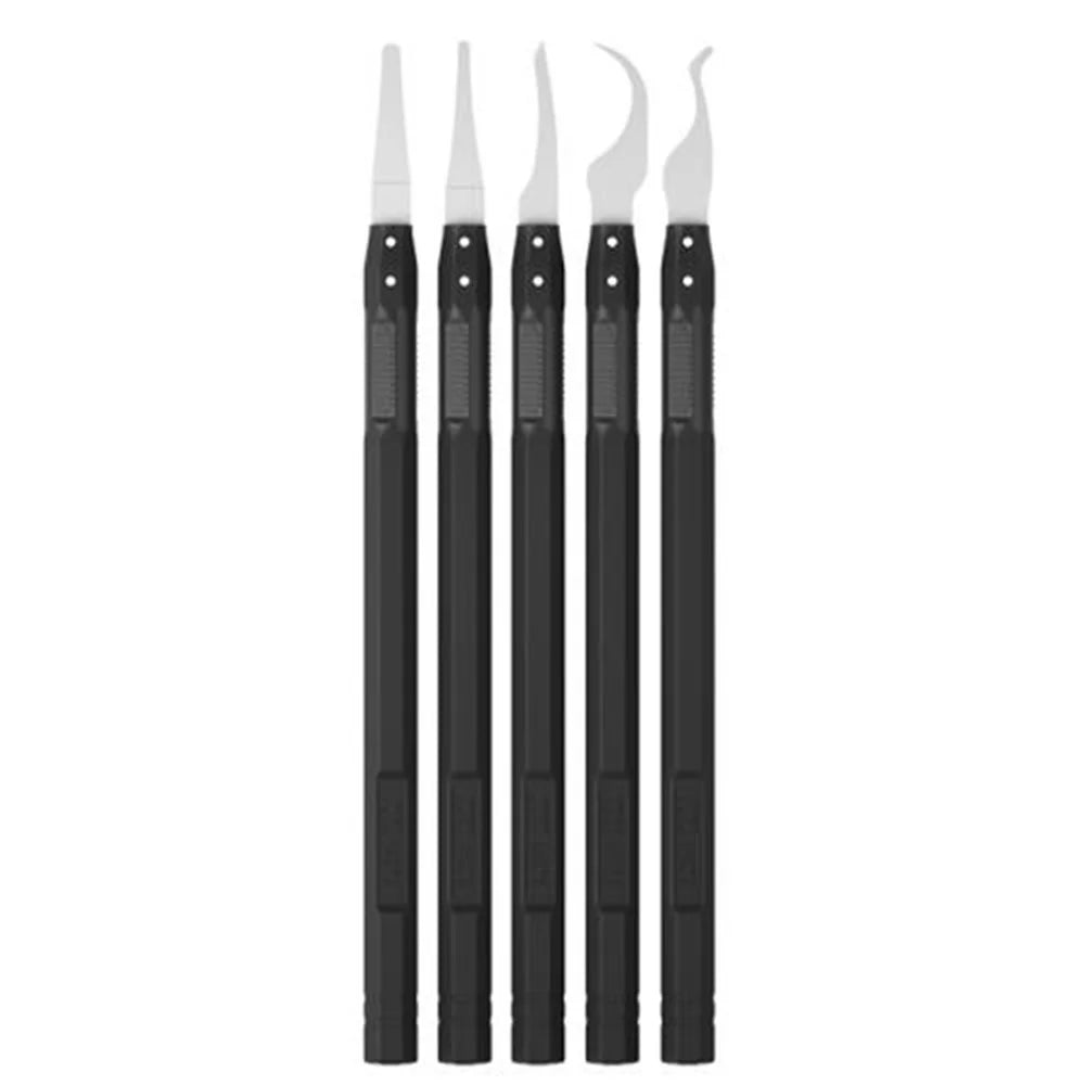 MAANT M075 5Pcs / Set Phone Repair Tools Pry Bar Kit Motherboard Scraper for Chip Removal / Adhesive Removal - 1